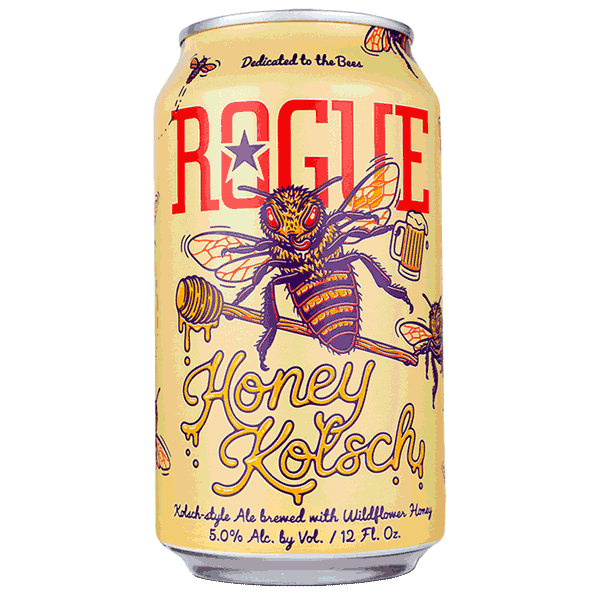Rogue Honey Kolsch 355ml Can Craft Beer Rogue Ales