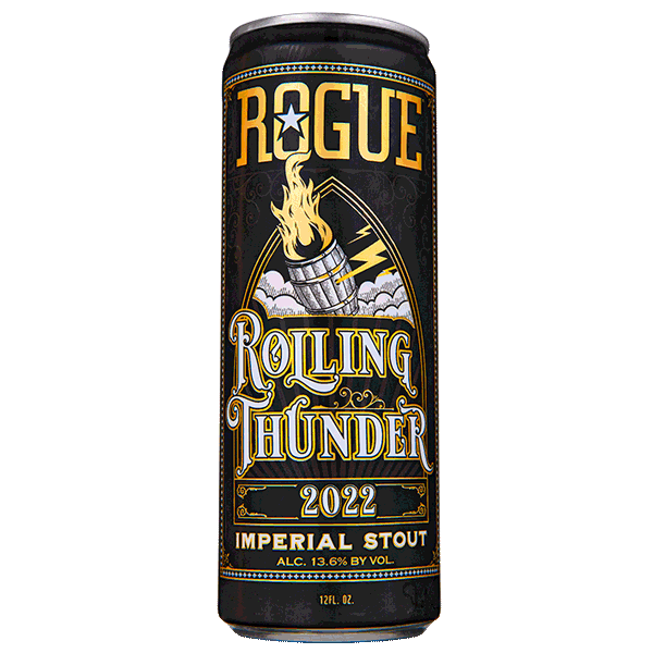 Rogue Rolling Thunder Imperial Stout Reserve 2022 355ml Can Craft Beer Rogue Ales