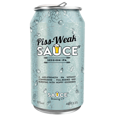 Sauce Brewing Piss-Weak Session IPA Sauce Brewing Co