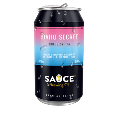 Sauce Idaho Secret DDH Juicy IIPA Craft Beer Sauce Brewing Co