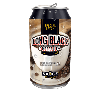 Sauce Long Black Coffee IPA 375ml Can Craft Beer Sauce Brewing Co