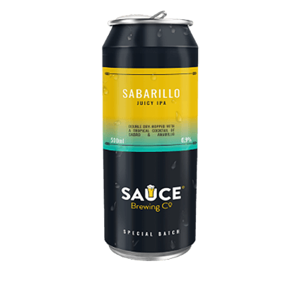 Sauce Sabarillo Juicy IPA Single Craft Beer Sauce Brewing Co