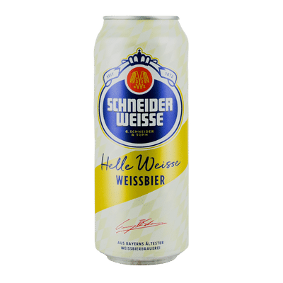 Schneider Weisse Helle Weisse 500ml Can (Tap 1) Single Craft Beer Schneider Weisse