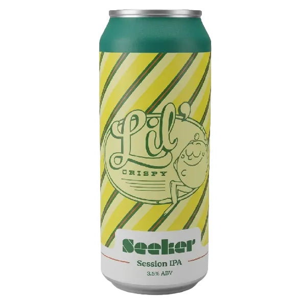 Seeker Lil Crispy Session IPA 500ml Can Single Craft Beer Seeker