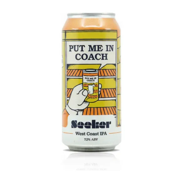 Seeker Put me in Coach WCIPA 440ml Can Craft Beer Seeker