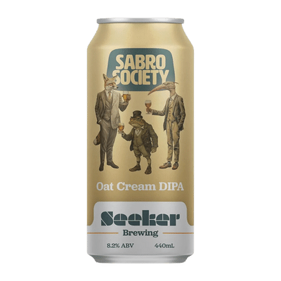 Seeker Sabro Society Oat Cream DIPA 440ml Can Craft Beer Seeker Brewing