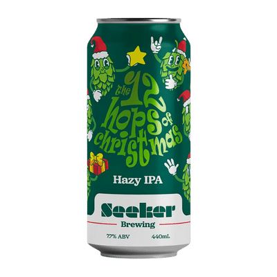 Seeker The 12 Hops of Christmas Hazy IPA 440ml Can Craft Beer Seeker Brewing