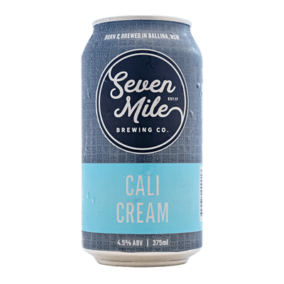 Seven Mile California Cream Ale Craft Beer Seven Mile Brewing Co.