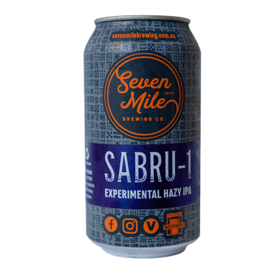 Seven Mile Sabru-1 Experimental Hazy IPA Craft Beer Seven Mile Brewing Co.