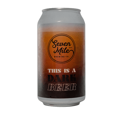 Seven Mile This Is a Dark Beer Stout 375ml Can Craft Beer Seven Mile Brewing Co.