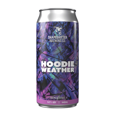 Shapeshifter Hoodie Weather Oatmeal Stout 440ml Can Craft Beer Shapeshifter Brewing Company