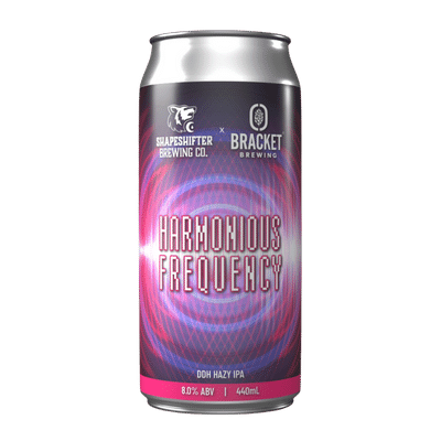 Shapeshifter x Bracket Harmonious Frequency DDH Hazy IPA 440ml Can Craft Beer Shapeshifter Brewing Company