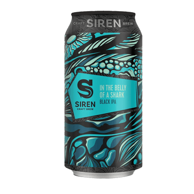 Siren In the Belly of a Shark Black IPA Craft Beer Siren Craft Brew