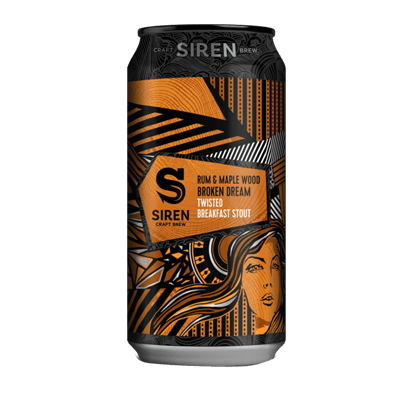 Siren Rum & Maple Wood Broken Dream Stout Single Craft Beer Siren Craft Brew