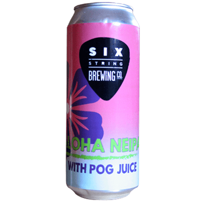 Six String Aloha New England IPA with POG Juice Six String Brewing Company