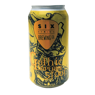 Six String Gothic Imperial Stout Craft Beer Six String Brewing Company