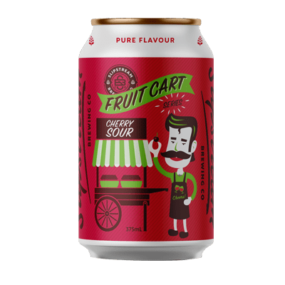 Slipstream Fruit Cart Cherry Sour 375ml Can Craft Beer Slipstream Brewing Company