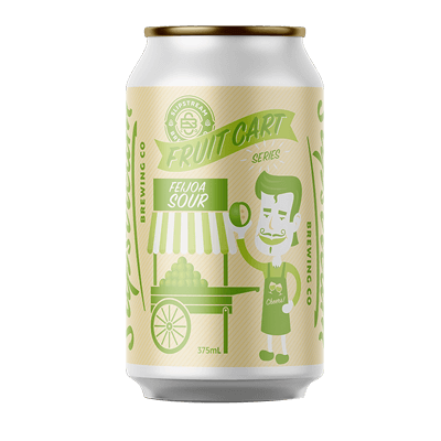 Slipstream Fruit Cart Feijoa Sour Ale 375ml Can Craft Beer Slipstream Brewing Company