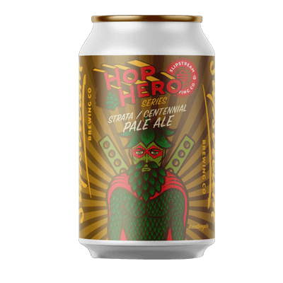 Slipstream Hop Hero Pale Ale Strata, Centennial American Pale Ale 375ml Can Craft Beer Slipstream Brewing Company