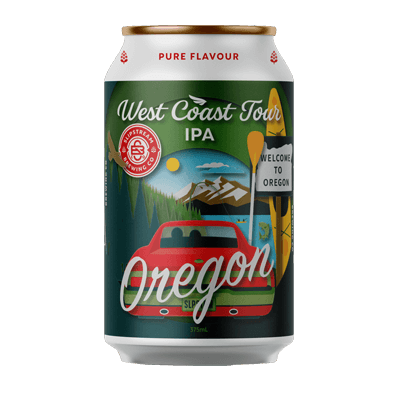 Slipstream West Coast Tour IPA: Oregon 375ml Can Craft Beer Slipstream Brewing Company