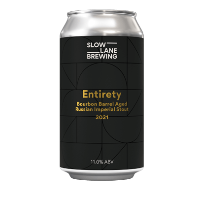 Slow Lane Barrel Aged Entirety Imperial Stout 375ml Can Craft Beer Slow Lane Brewing