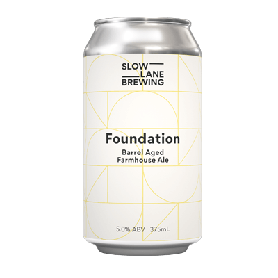 Slow Lane Foundation BA Farmhouse Ale Craft Beer Slow Lane Brewing