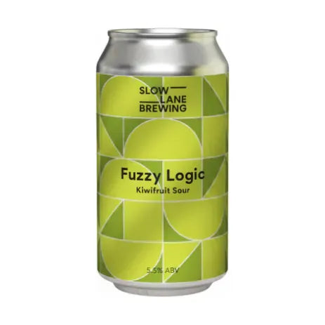 Slow Lane Fuzzy Logic Kiwifruit Sour 375ml Can Craft Beer Slow Lane