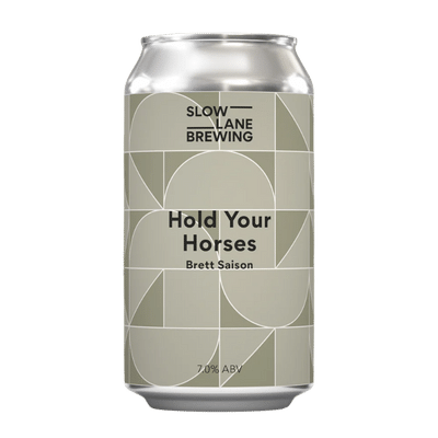 Slow Lane Hold Your Horses Brett Saison 375ml Can Craft Beer Slow Lane Brewing