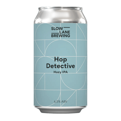 Slow Lane Hop Detective Hazy IPA 375ml Can Craft Beer Slow Lane Brewing