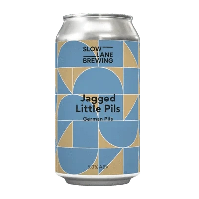 Slow Lane Jagged Little Pils 375ml Can Craft Beer Slow Lane Brewing