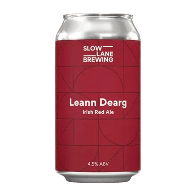 Slow Lane Leann Dearg Irish Red Ale 375ml Can Craft Beer Slow Lane Brewing