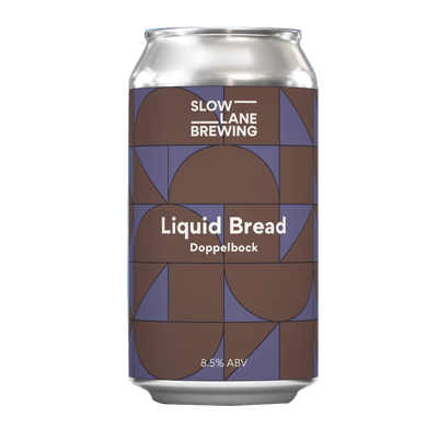 Slow Lane Liquid Bread Doppelbock 375ml Can Craft Beer Slow Lane Brewing