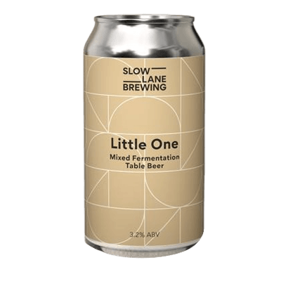 Slow Lane Little One Mixed Fermentation Table Beer 375ml Can Craft Beer Slow Lane Brewing