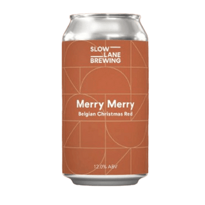 Slow Lane Merry Merry Belgian Christmas Red 375ml Can Craft Beer Slow Lane Brewing