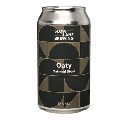 Slow Lane Oaty Oatmeal Stout 375ml Can Craft Beer Slow Lane Brewing