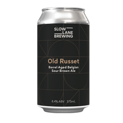 Slow Lane Old Russet BA Belgian Brown Ale Single Craft Beer Slow Lane Brewing