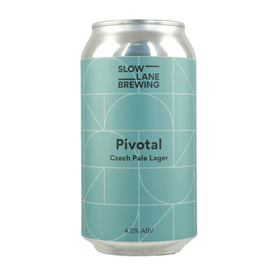 Slow Lane Pivotal Czech Pale Lager 375ml Can Craft Beer Slow Lane Brewing