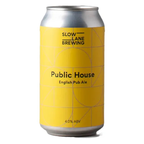 Slow Lane Public House English Pub Ale 375ml Can Single Craft Beer Slow Lane
