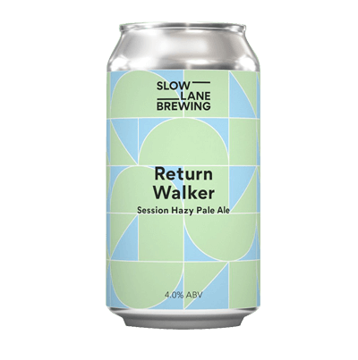 Slow Lane Return Walker Hazy Pale Ale 375ml Can Craft Beer Slow Lane Brewing