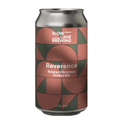 Slow Lane Reverence Belgian Christmas Amber Ale 375ml Can Craft Beer Slow Lane