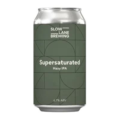 Slow Lane Supersaturated Hazy IPA 375ml Can Craft Beer Slow Lane Brewing