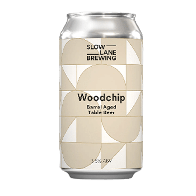 Slow Lane Woodchip Barrel Aged Table Beer 375ml Can Craft Beer Slow Lane Brewing