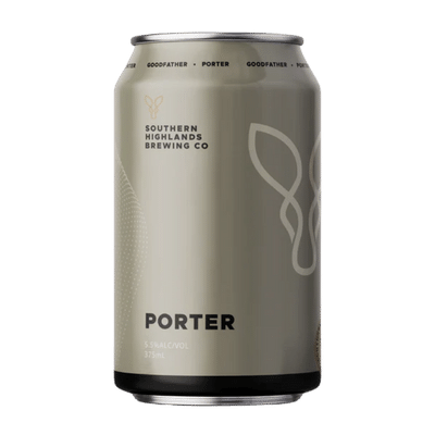 Southern Highlands The Goodfather Porter 375ml Can Craft Beer Southern Highlands Brewing Company