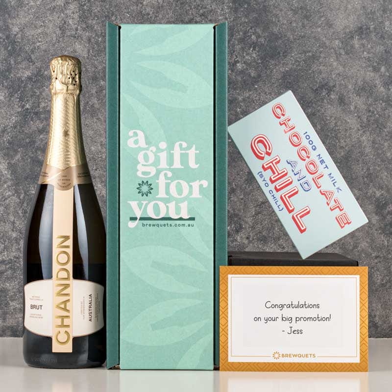 Sparkling Wine & Chocolate Hamper Champagne & Sparkling Brewquets