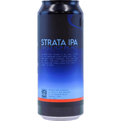 Spotty Dog Strata Single Hop IPA 500ml Can Craft Beer Spotty Dog Brewers