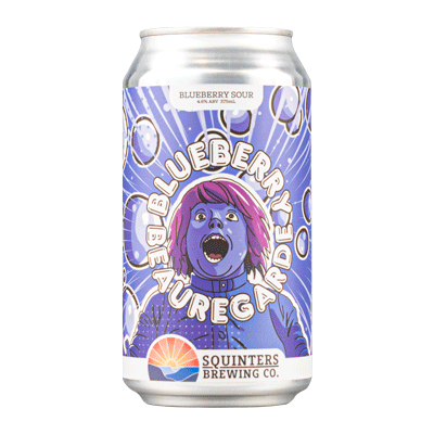 Squinters Blueberry Beauregarde Sour 375ml Can Craft Beer Squinters Brewing Co