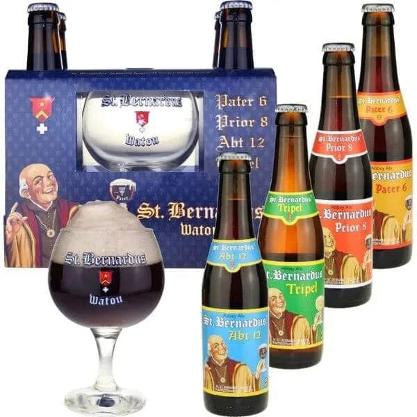 St Bernardus Gift Pack Single Glassware St. Bernardus Brewery