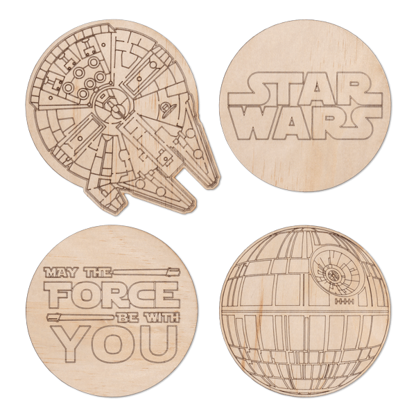 Star Wars Coasters (Set of 4) Add On Brewquets