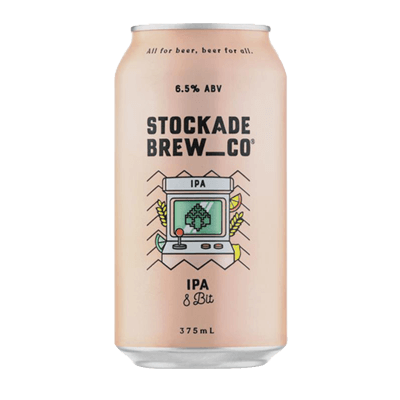 Stockade 8 Bit IPA 375ml Can Craft Beer Stockade Brew Co