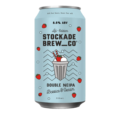Stockade Double NEIPA Berries & Cream Single Stockade Brew Co